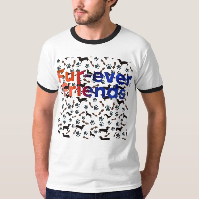 Camiseta Fur-Ever Friends  (Frente)
