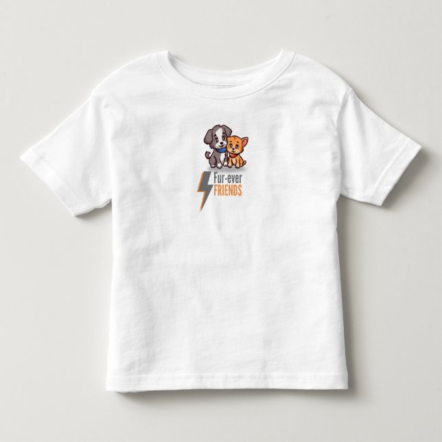 Camiseta Fur-ever Friends – Melhores Amigos Cachor (Frente)
