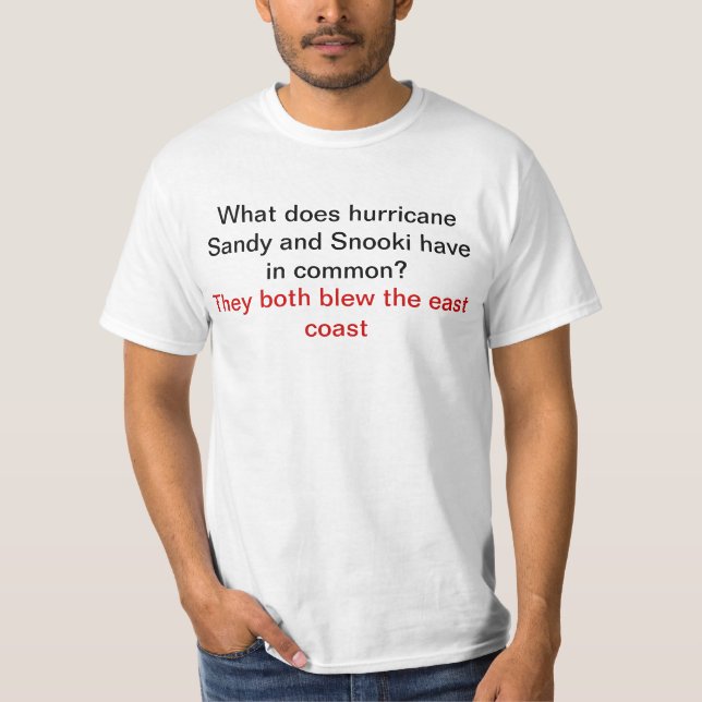Camiseta furacão arenoso e snooki (Frente)