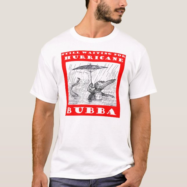 Camiseta Furacão Bubba - sobre o tempo (Frente)