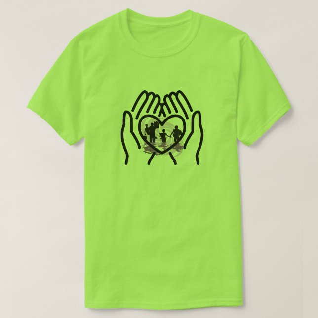 Camiseta Furacão Helene Sobrevivente Suporta Inundação de T (Frente do Design)