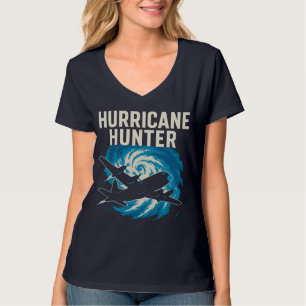 Camiseta Furacão Hunter Aeronaves de tempestade e ciclone