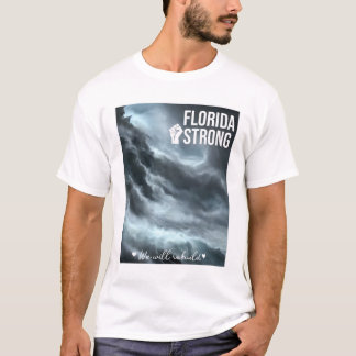 Camiseta Furacão Ian Florida Forte Vamos Reconstruir
