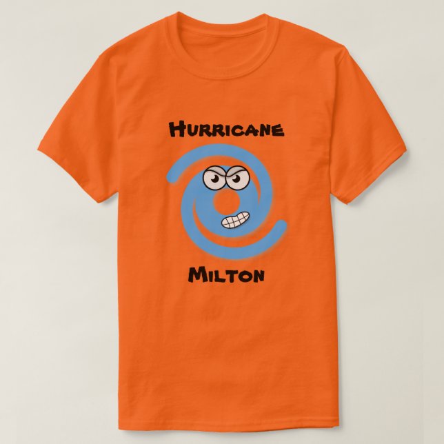 Camiseta Furacão Milton Survivor da Flórida Tempestade (Frente do Design)