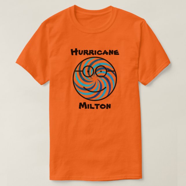 Camiseta Furacão Milton Survivor da Flórida Tempestade (Frente do Design)