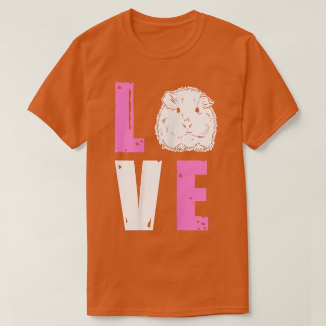 Camiseta Furacão Pet Lover Guine Amor (Frente do Design)