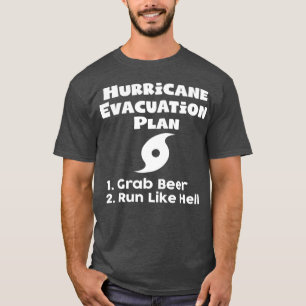 Camiseta    FuracãoPlano de Evacuação do Furacão
