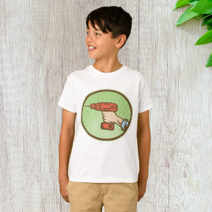 Camiseta Furadeira Elétrica Sem Fio Retro Handyman