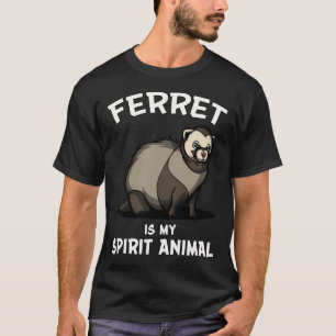 Camiseta Furão É Meu Animal Espírito