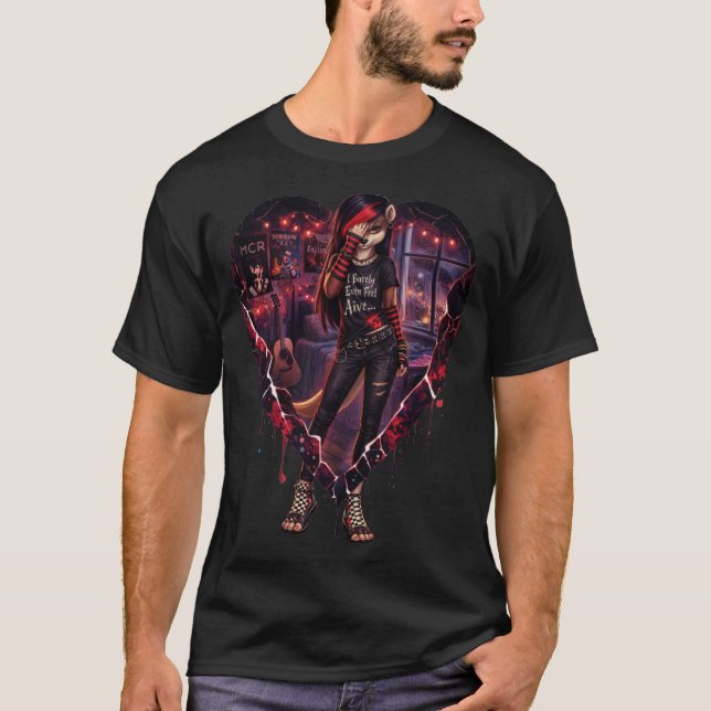 Camiseta furão emo (Frente)