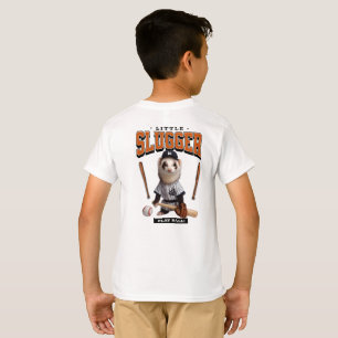 Camiseta Furão Fofo Disfarçado de Jogador de Beisebol
