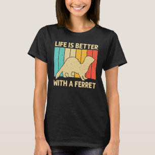 Camiseta Furão Legal Para Homens Mulheres Animal Dono de Fu