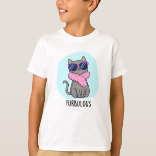 Camiseta Furbuloso E Engraçado Gato Pun