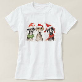 Camiseta Fúria Cachorro Cachorro e Natal Brilhante