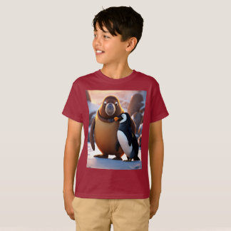Camiseta Fúria da corda com Penguin Unreal Engine Boy