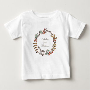 Camiseta Fúria de Natal Meu primeiro Natal