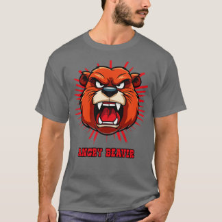 Camiseta Fúria Fúria Fúria O Beaver Irritado
