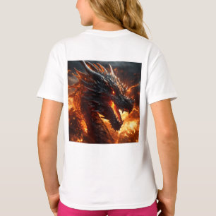 Camiseta Fúria Liberada: Dragão da Tempestade Infernal