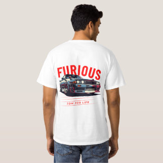 camiseta furiosa, alta qualidade.