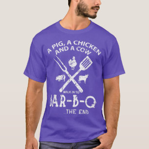Camiseta Furioso chicken caminha em Barbeque BB