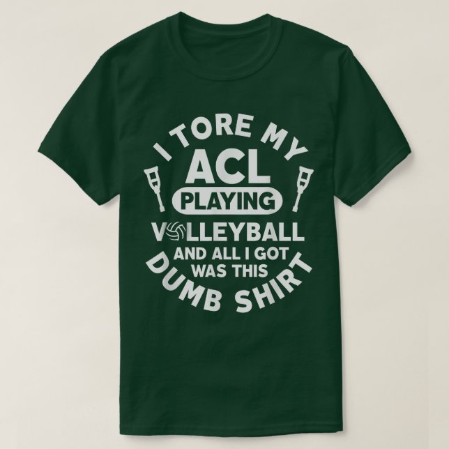 Camiseta Furioso da Cirurgia do Joelho com Lúpulo ACL (Frente do Design)