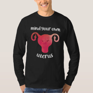 Camiseta Furioso útero em busca dos direitos das mulheres p