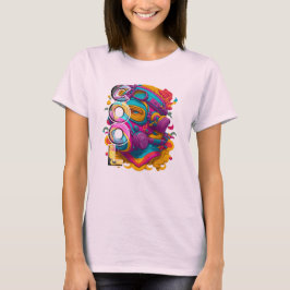 CAMISETA FURÍSTICA COM MÁSCARA DE GÁS.