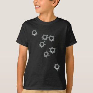 Camiseta Furo de Bala Falso Design Gráfico de Fantasia Dive