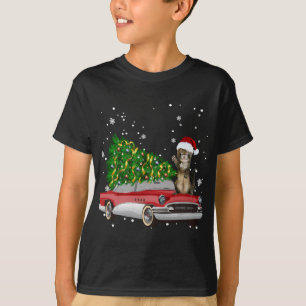 Camiseta Furões Cavalgam Red Truck Árvore de Natal Xmas