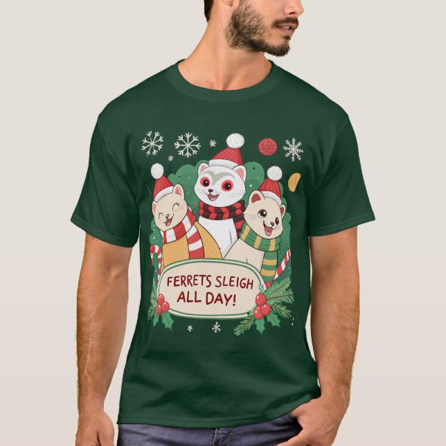 Camiseta Furões Dormem O Dia Todo Furões (Frente)