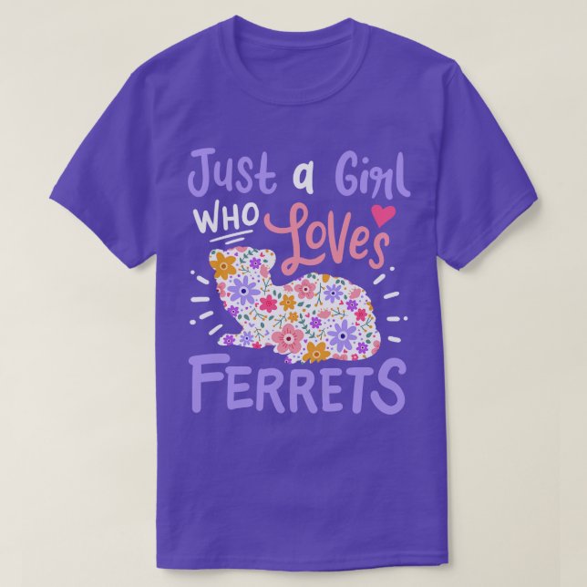 Camiseta Furões Ferret Lover 1 (Frente do Design)