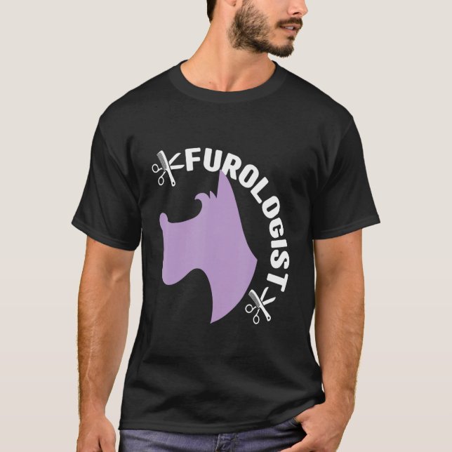 Camiseta Furologist Dog Groomer Pet Grooming Men Women (Frente)