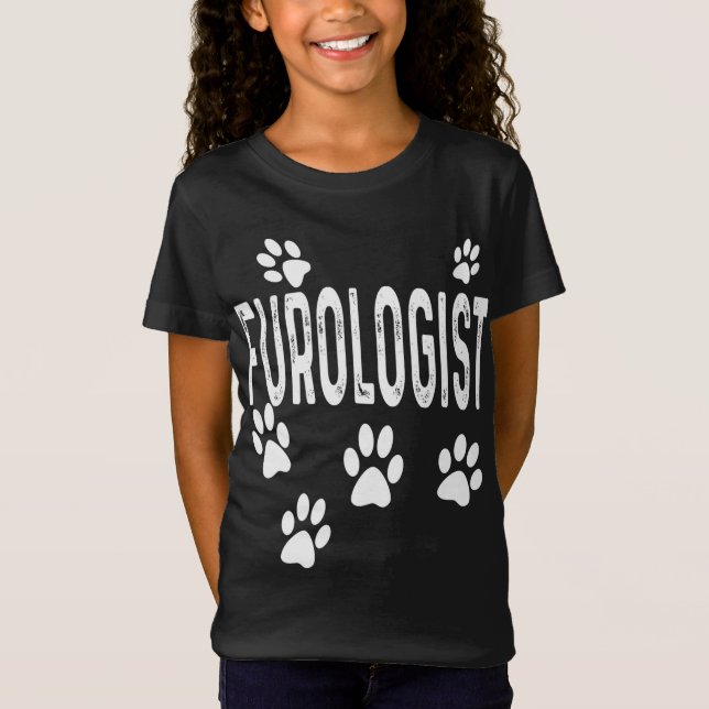 Camiseta Furologista Funny Dog Groomer Cat Lover Vet Tec (Frente)