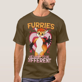 Camiseta Furries queremos ser diferentes I Furries Fandom 7