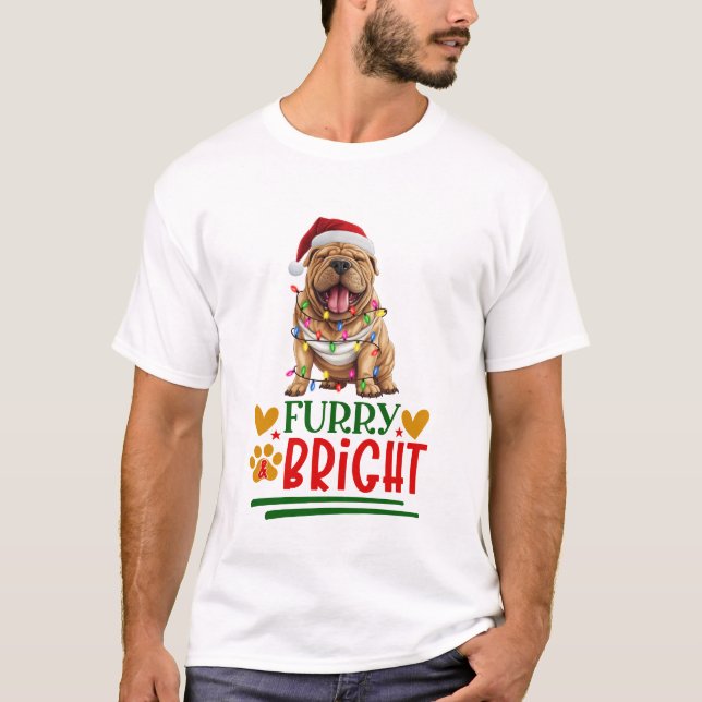Camiseta Furry & Bright Shar-Pei (Frente)