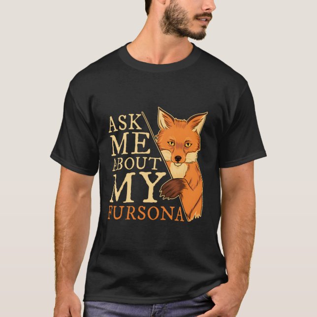 Camiseta Furry Fandom Furries Fursona Furfatos (Frente)