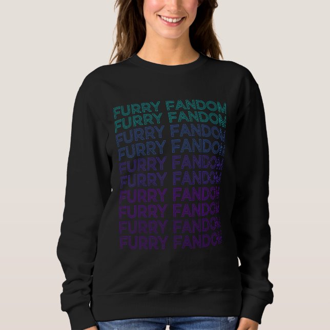 Camiseta Furry Fandom Fursona Fursuit Retro (Frente)
