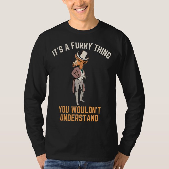 Camiseta Furry Fandom Pride Animal Furries Cosplay (Frente)