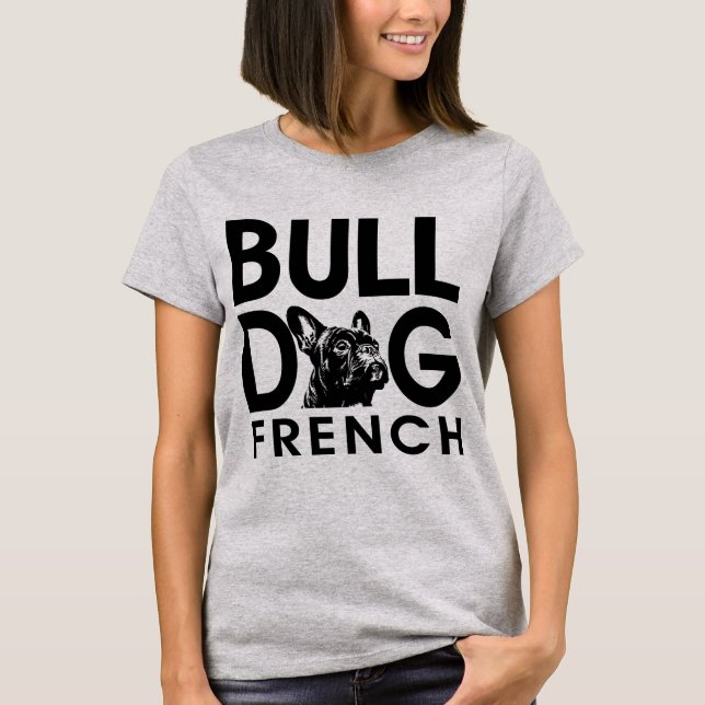 Camiseta "Furry Frenchie Love" (Frente)
