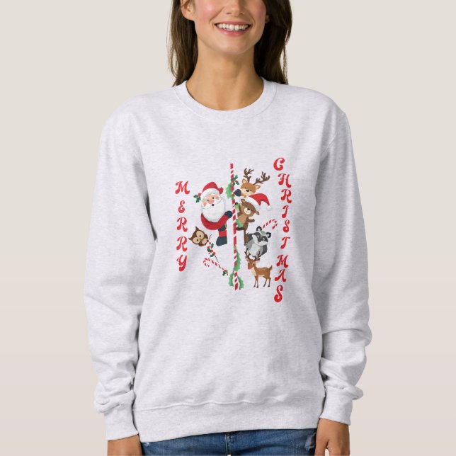 Camiseta Furry Friends & Festivities (Frente)