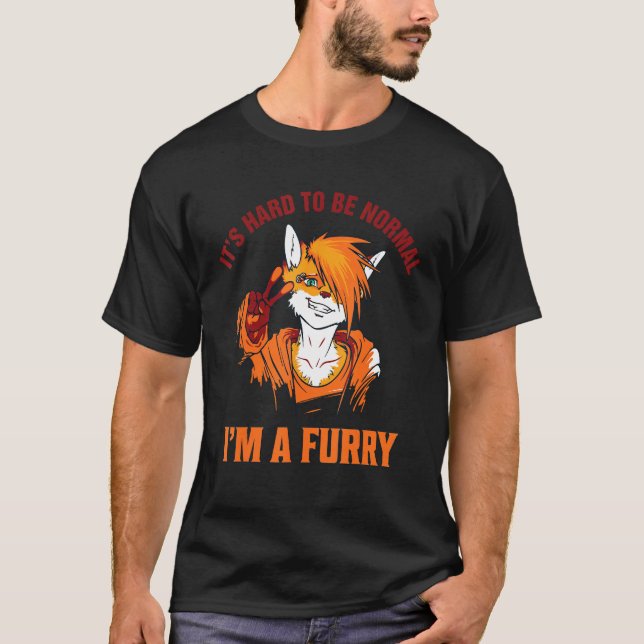 Camiseta Furry Thing Furries Person Fox Proud Furry Tail Ea (Frente)