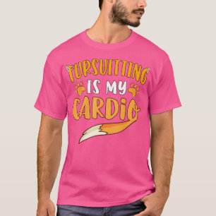 Camiseta Fursuiting É Minha Cardio Furry Fandom Fursona Fox