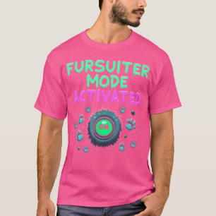 Camiseta Fursuiting Fandom Furry Performance Fursona Cospla