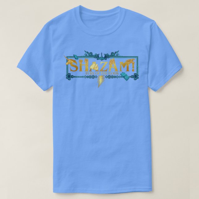 Camiseta Fury Shazam do Reino dos Deuses (Frente do Design)
