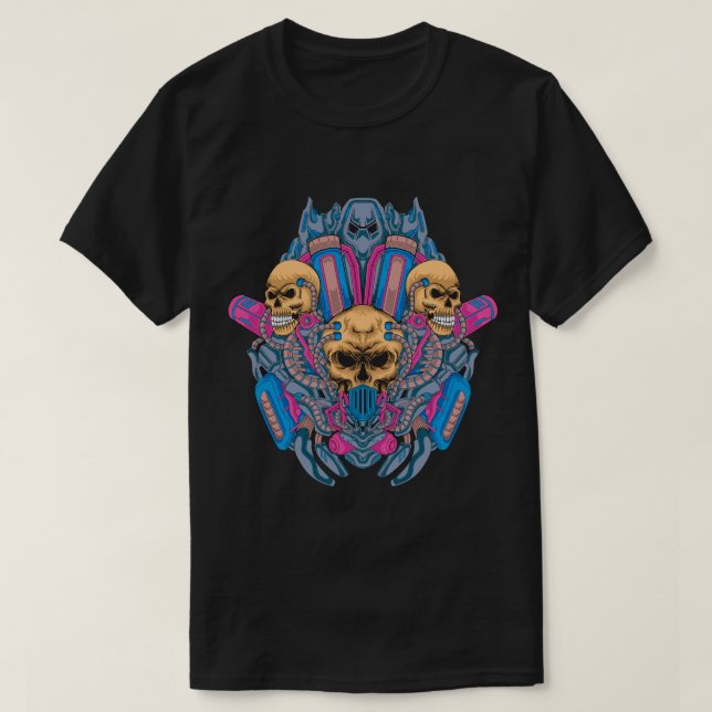 Camiseta Fusão Crônica BioMech (Frente do Design)