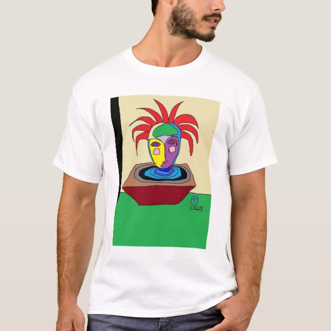 Camiseta Fusão de cor e forma (Frente)