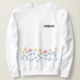 Camiseta Fusão de Flora e Design Urbana