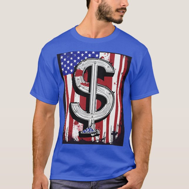 Camiseta Fusão de Moeda" (Frente)
