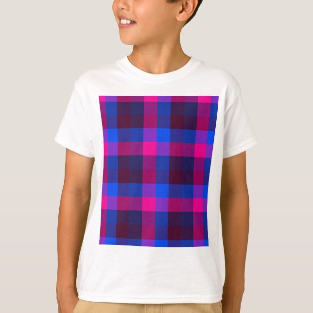 Camiseta Fusão de mosaico néon (Frente)