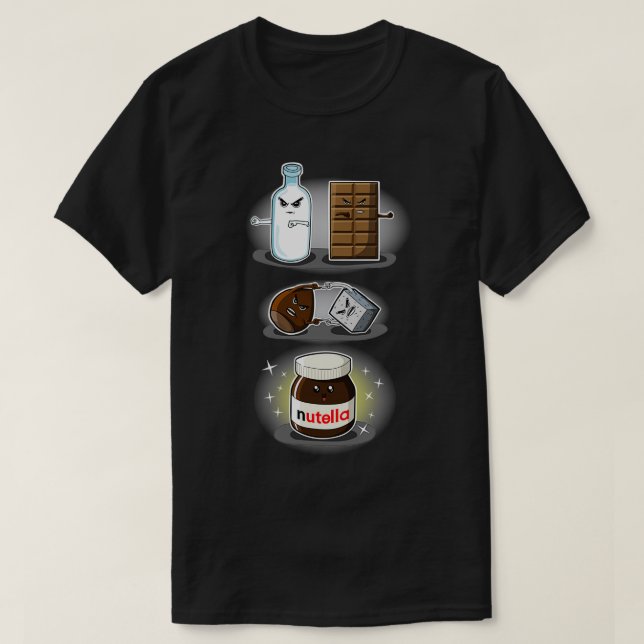 Camiseta Fusão de Nutella (Frente do Design)